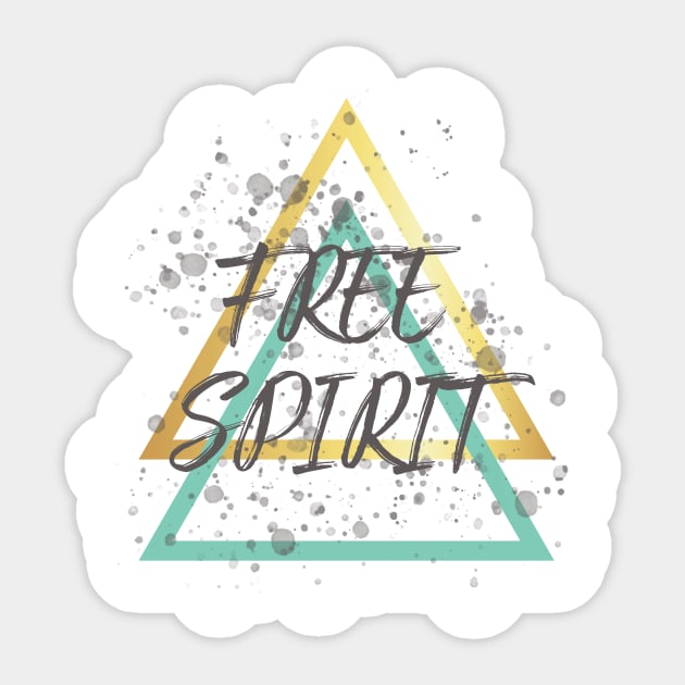 FREE SPIRIT Sticker by ADERA ANGELUCCI